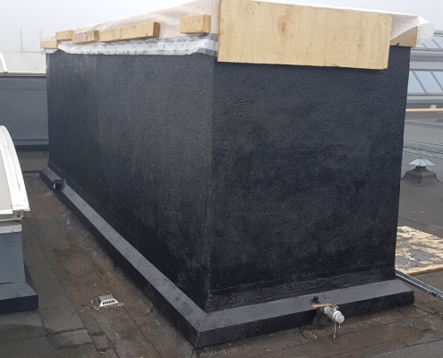 Metaalbescherming watertanks