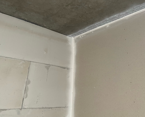 witte coating muren