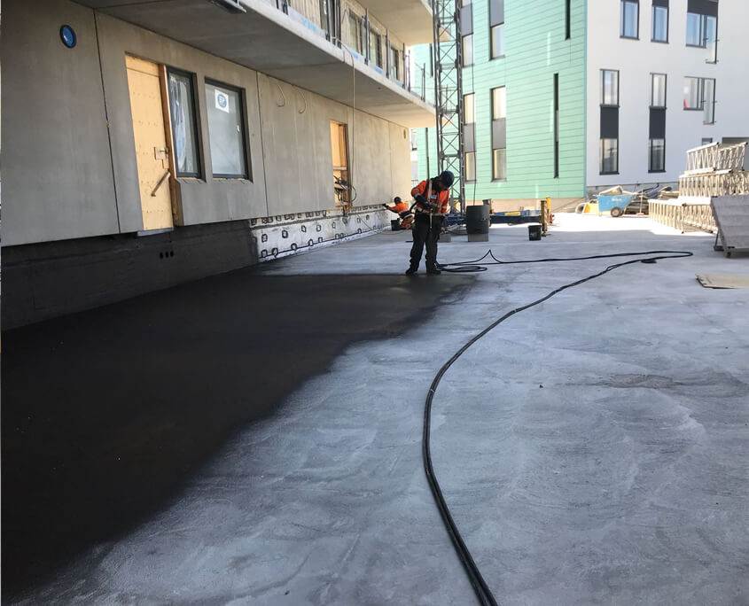 Sealant concrete basement