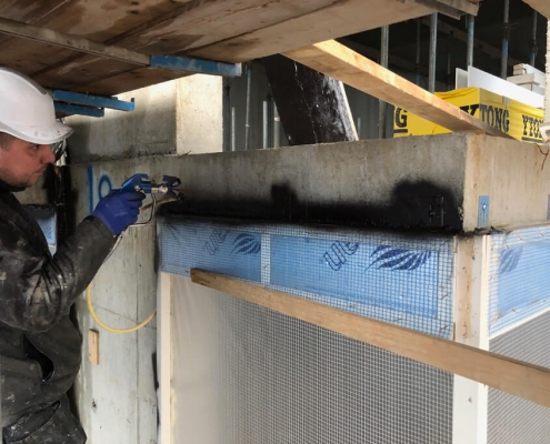 Airtight construction airless spraysystem