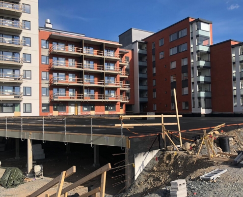 Waterproofing parking deck