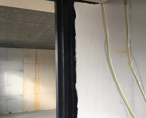 Air barrier doorframes