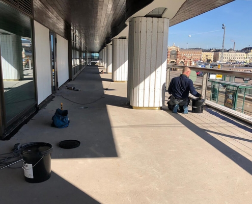 Balcony sealing hbs200 treatment