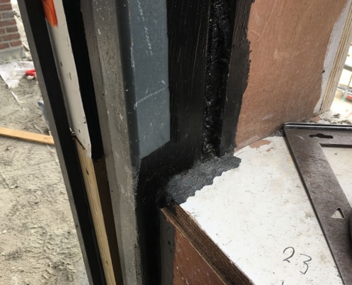 Window frames sealing airtight construction