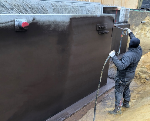 basement waterproofed