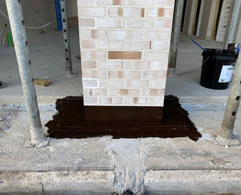 concrete column waterproof